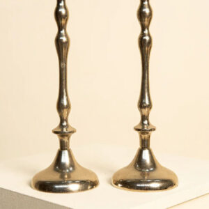Pair of Tall Italian Candle Holders