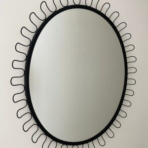 Postmodern Oval Statement Mirror